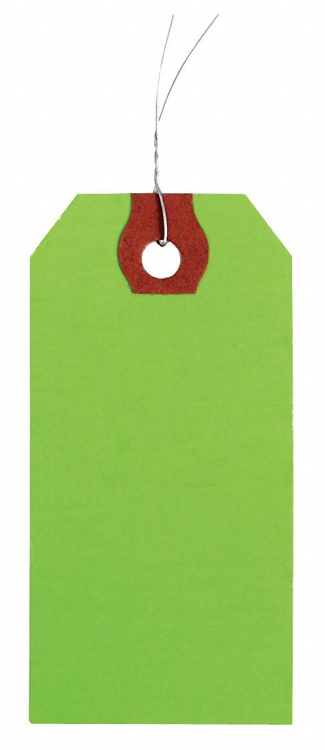 Green Paper Tags, PK1000 D790264
