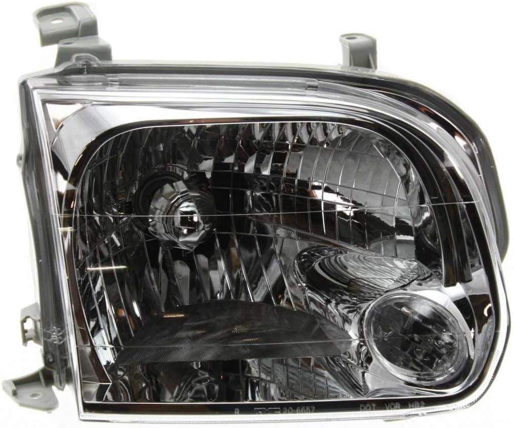Headlight Assembly Passenger Side with Bulbs X9758