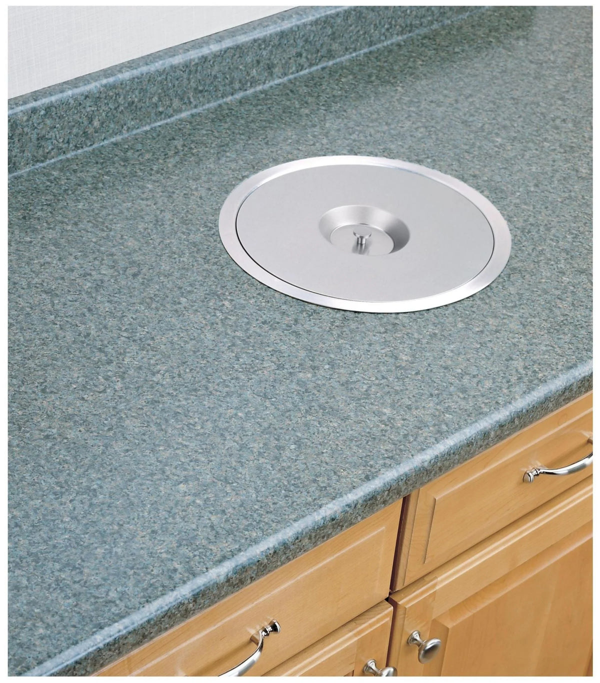 12-1/4" Counter Mount Trash/Ice Container - Stainless Z809
