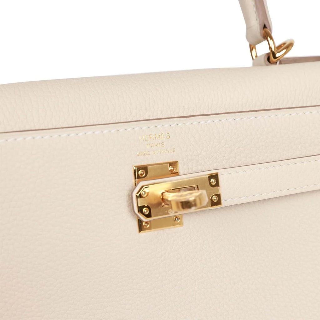 Craie Togo Leather Handbag O1340