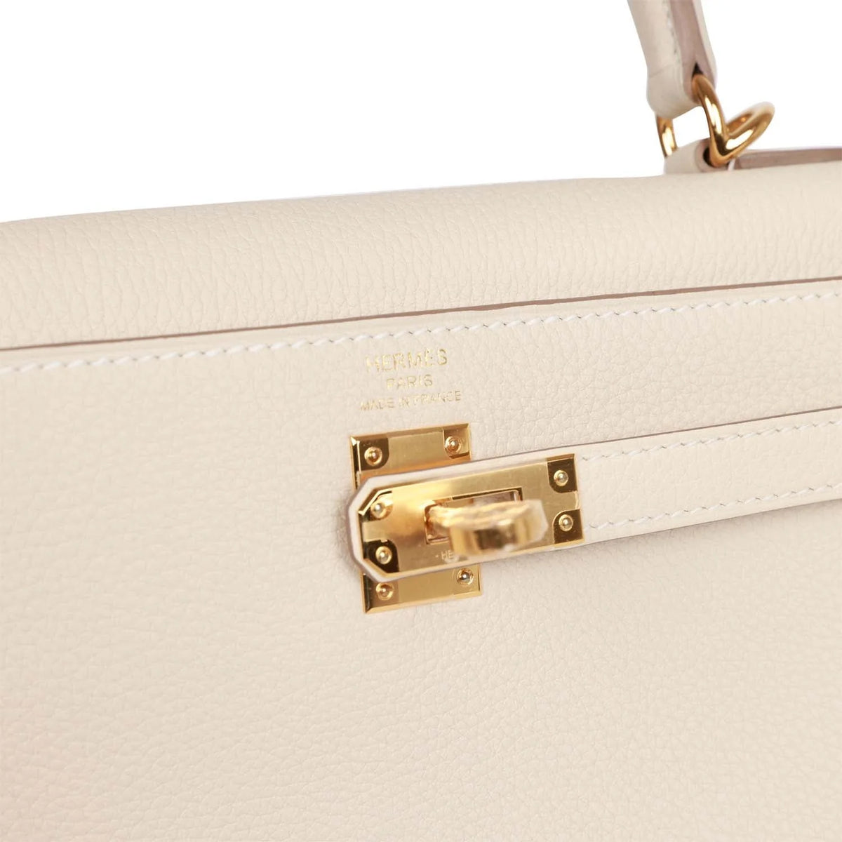Craie Togo Leather Handbag O1340