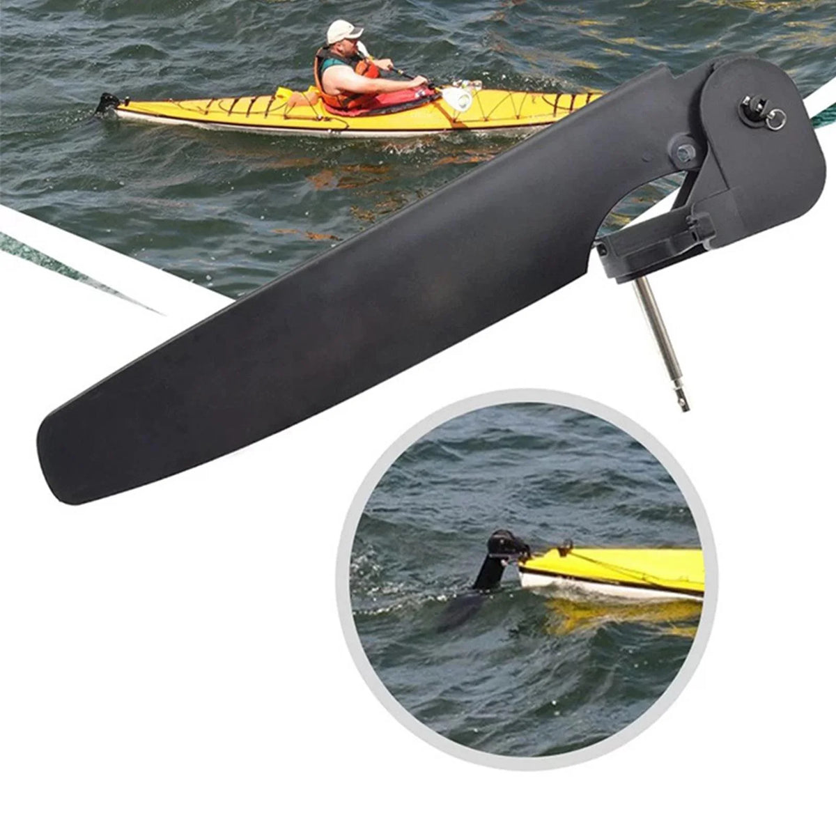 Kayak Rudder Foot Control Steering System 80mm U69506