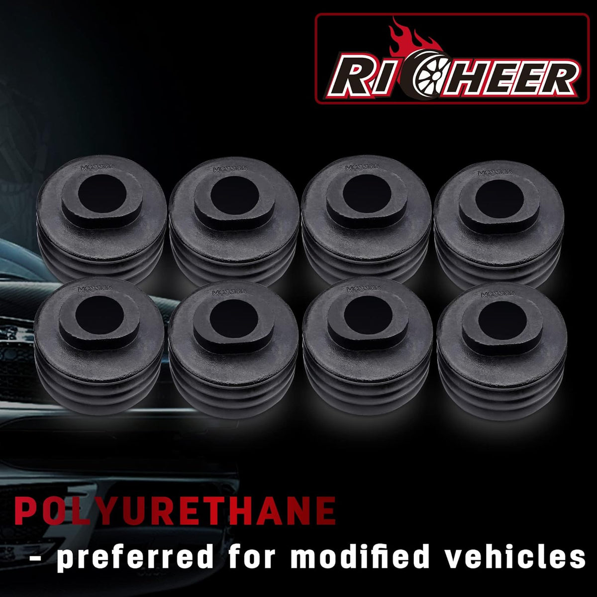 18pcs Polyurethane Body Mount Bushing Kit V79068