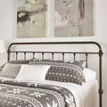 Queen Dark Bronze Slat Headboard Y789921