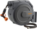 Retractable Garden Hose Reel 1/2 Inch x 130 ft Wall Mounted T188