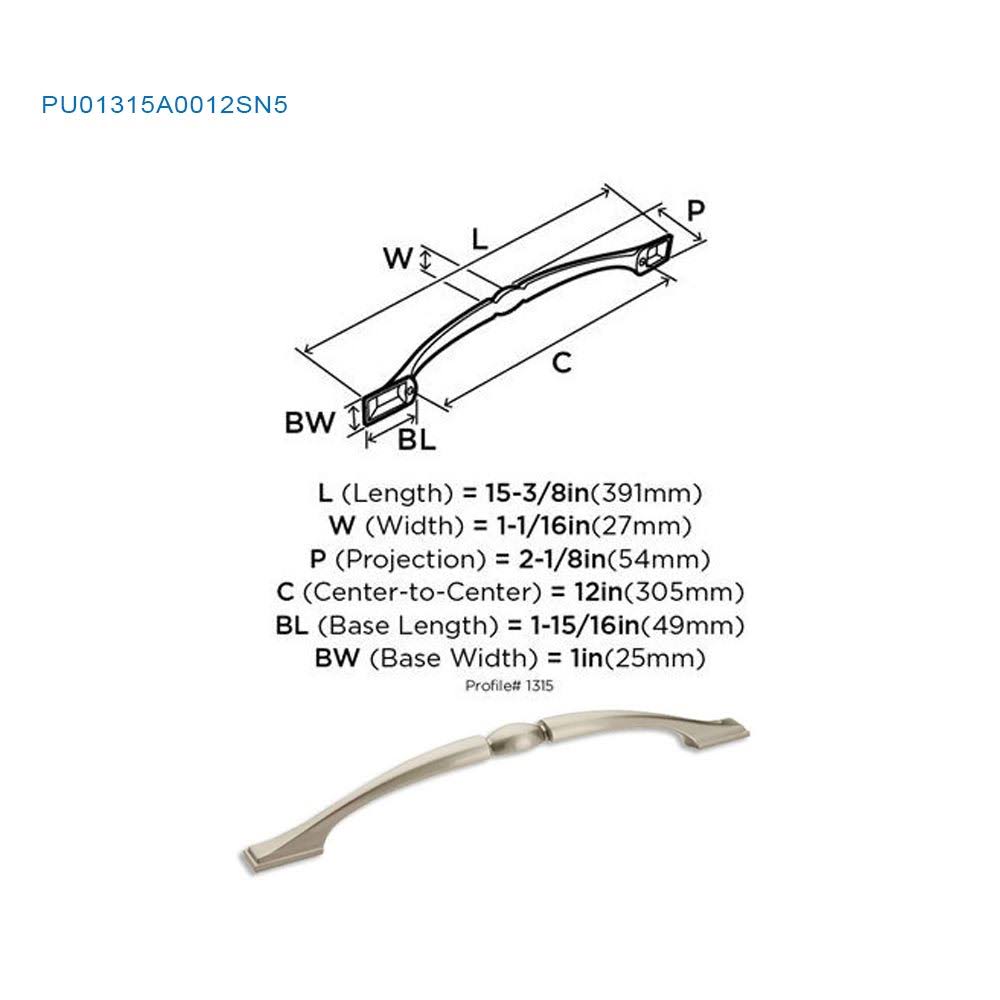 Satin Nickel Appliance Pull K88780