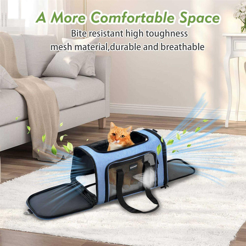 Soft Sided Collapsible Pet Carrier N7034