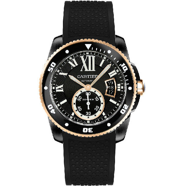 42mm Rose Gold Mix Full Black P5868