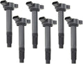Set of 6 Ignition Coils for Toyota Avalon Camry Highlander RAV4 Sienna Lexus RX350 ES350 RX450H Z54372