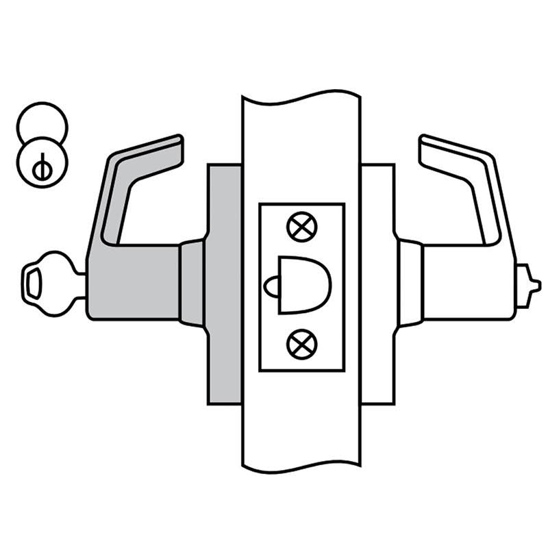 Cylindrical Lock S838