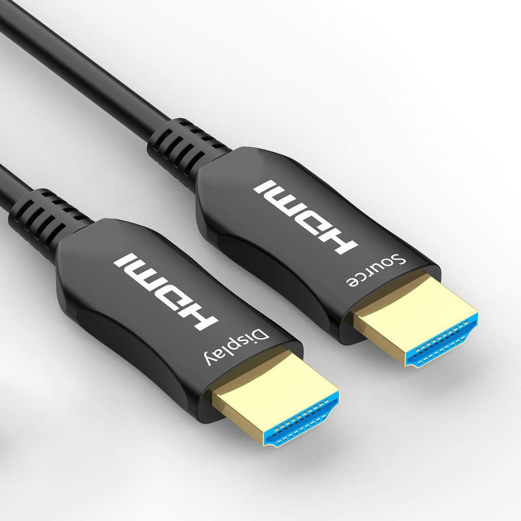 Fiber Optic HDMI 2.0b Cable 30ft 4K 60Hz HDR10 18Gbps Pack of 2 X954