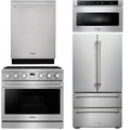 36 Gas Range, Refrigerator, Dishwasher and Microwave J6469