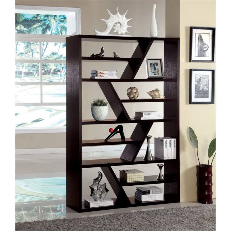 Espresso Modern Bookcase N29010
