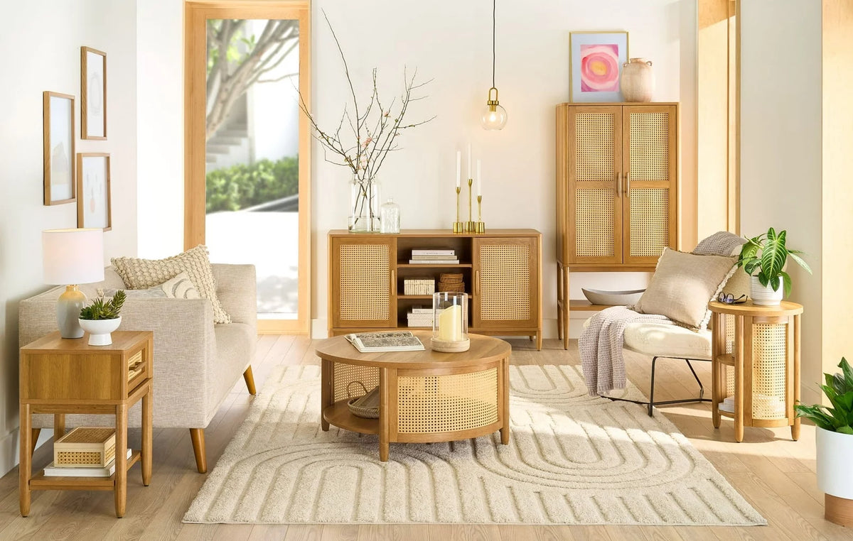 Side Table, Light Honey Finish B8331