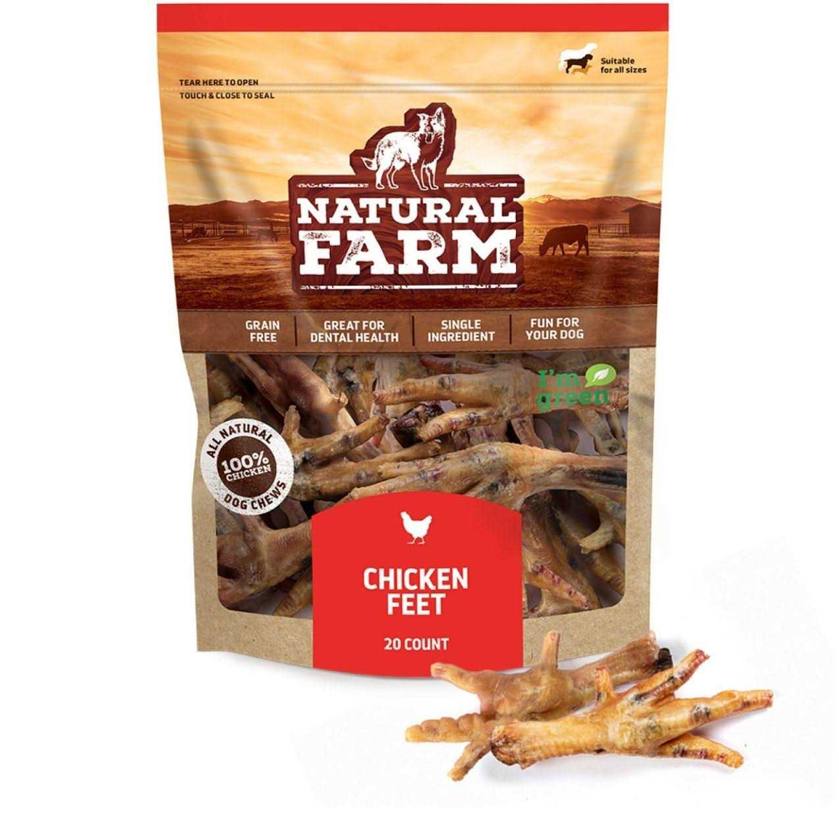 Air Dried Chicken Feet Dog Treats E191