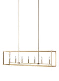 7 Light Island Satin Bronze Finish O75629