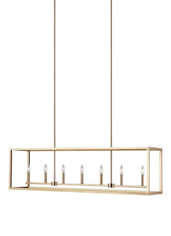 7 Light Island Satin Bronze Finish O75629