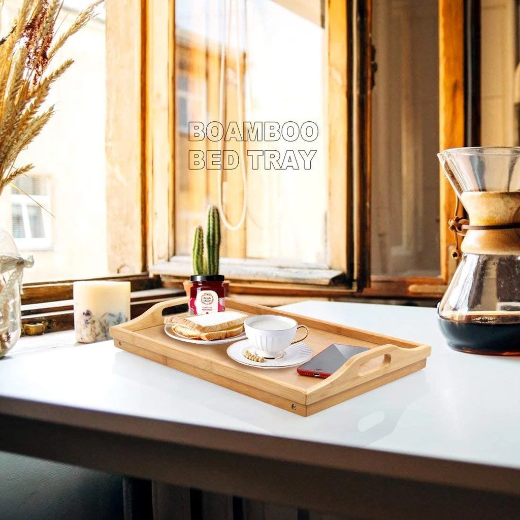 Bamboo Bed Tray with Folding Legs X582
