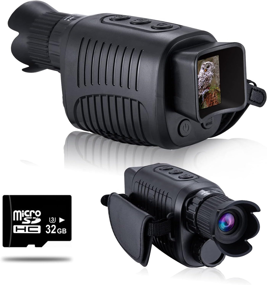 Digital Night Vision Monocular with 32 GB Micro SD Card N142