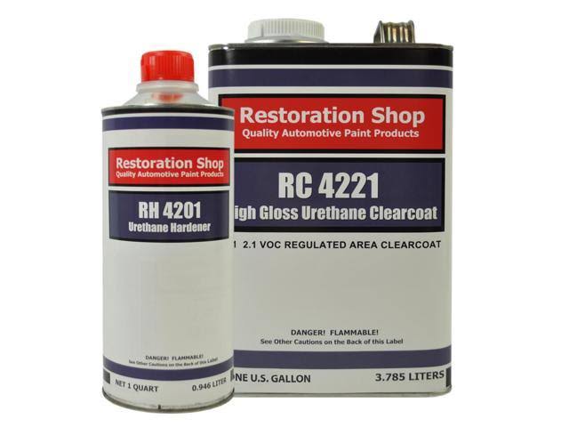Electric Yellow Gallon Urethane Basecoat Clearcoat Car Paint Kit T322448