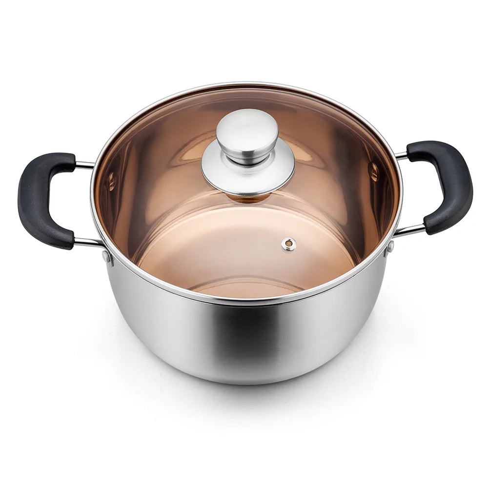 4 Quart Stainless Steel Stockpot with Lid G221159