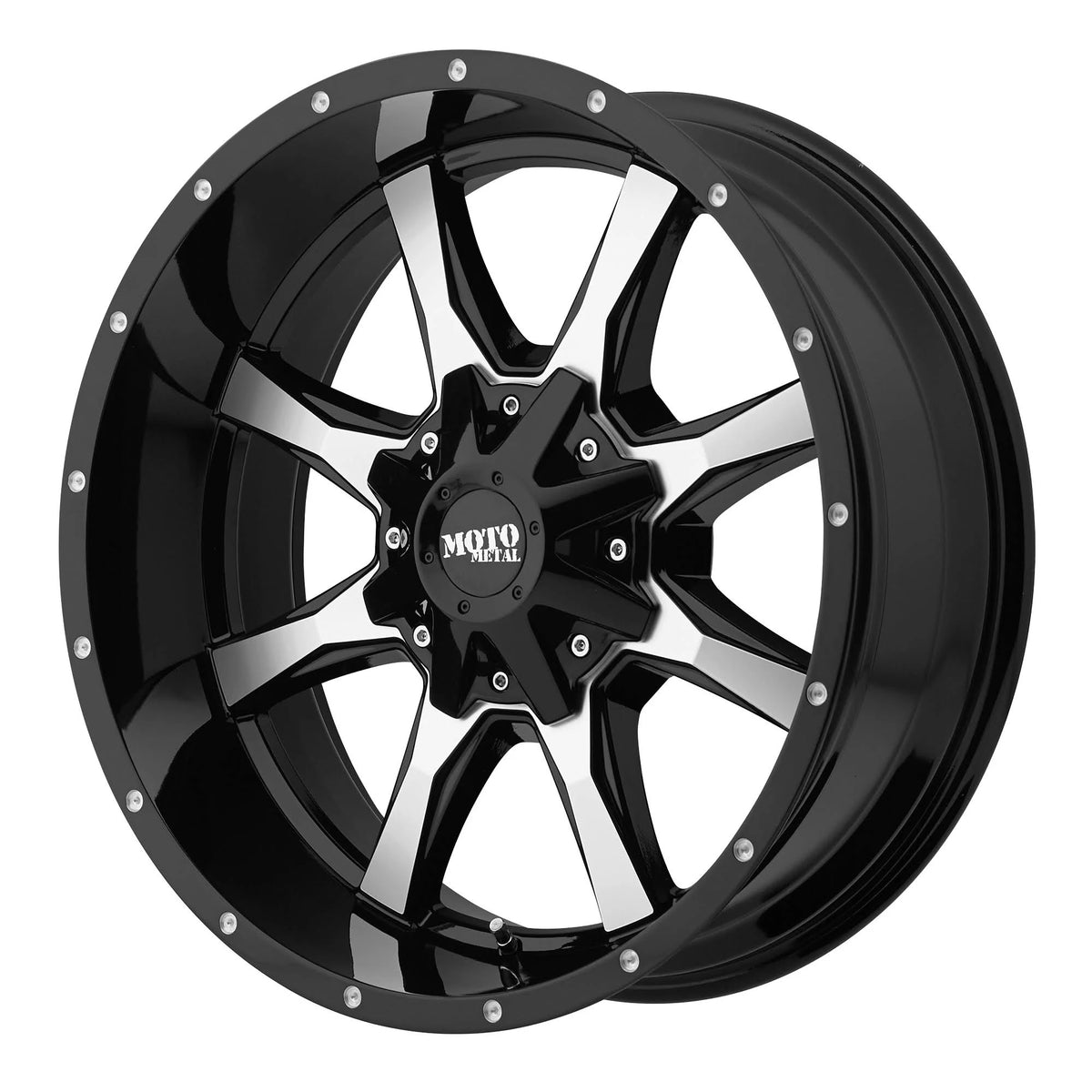 17x8 Black Wheel D613080
