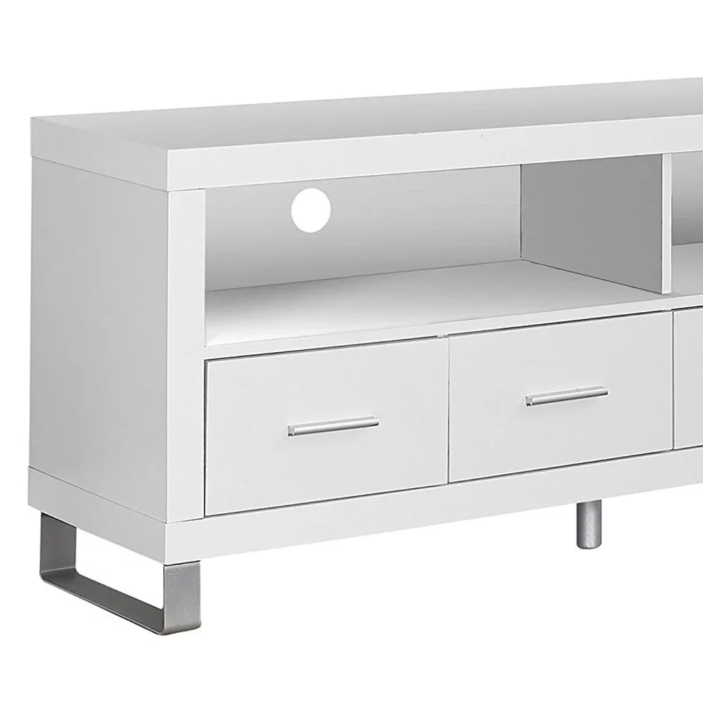 White 2 Pack TV Stand with Storage J1982