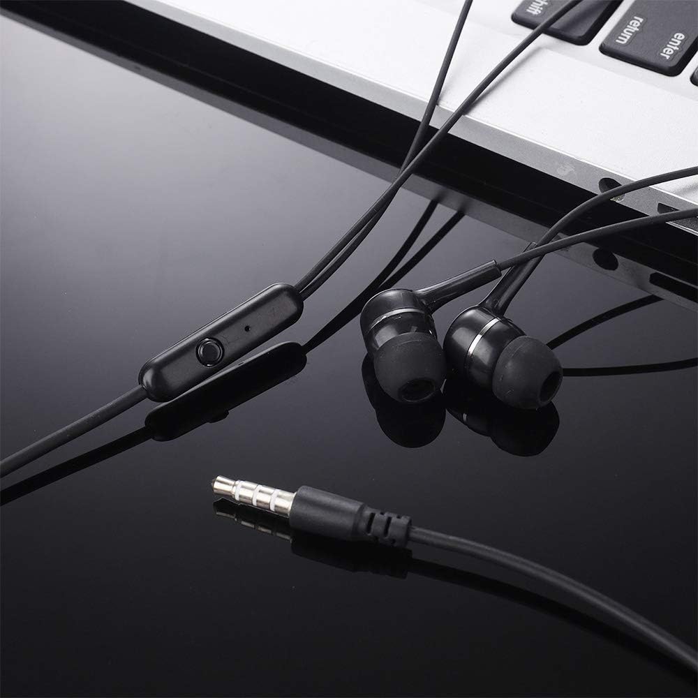 50 Packs Multi Colored Earbuds Headphones with Microphone U799
