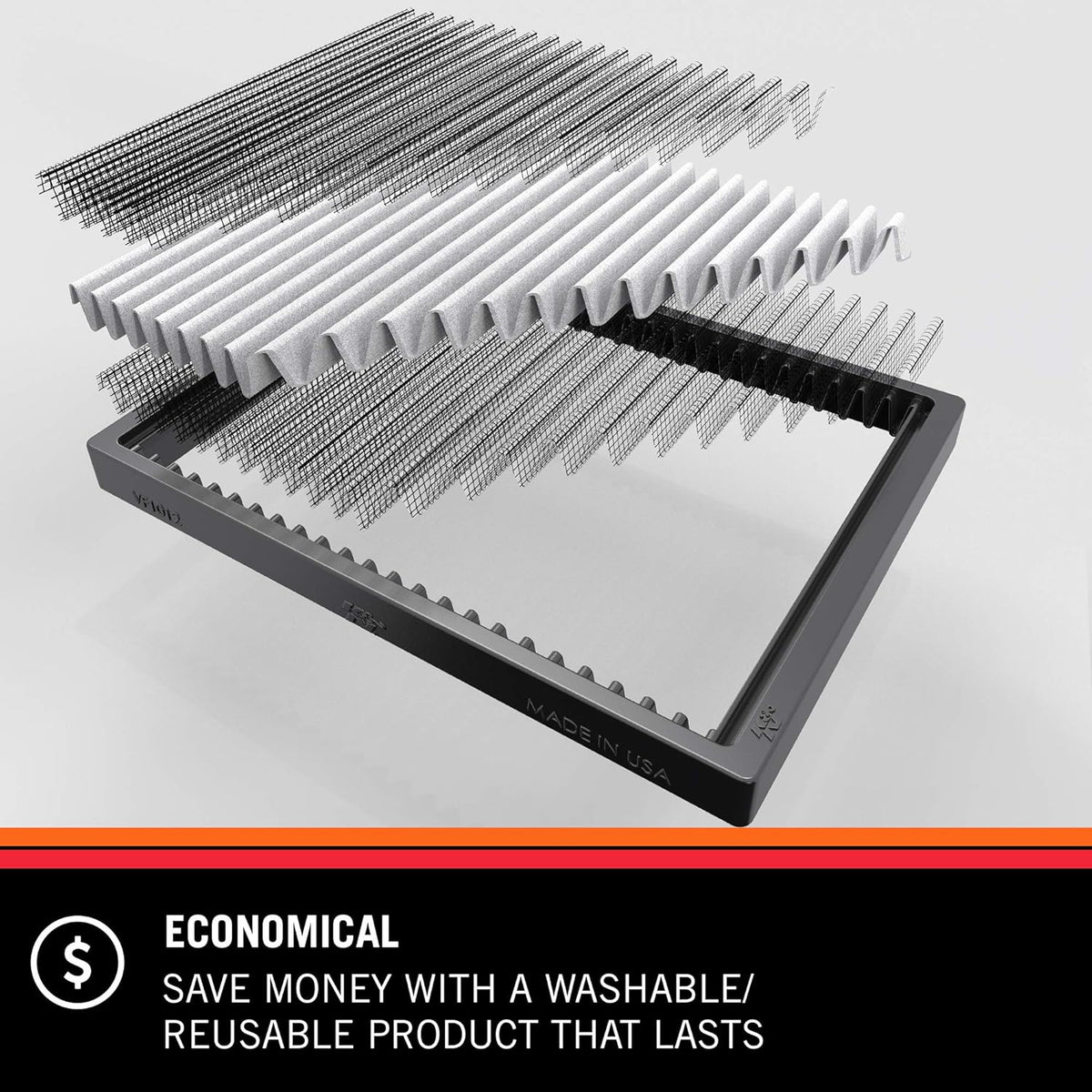 2 Pack Washable Cabin Air Filter T8010