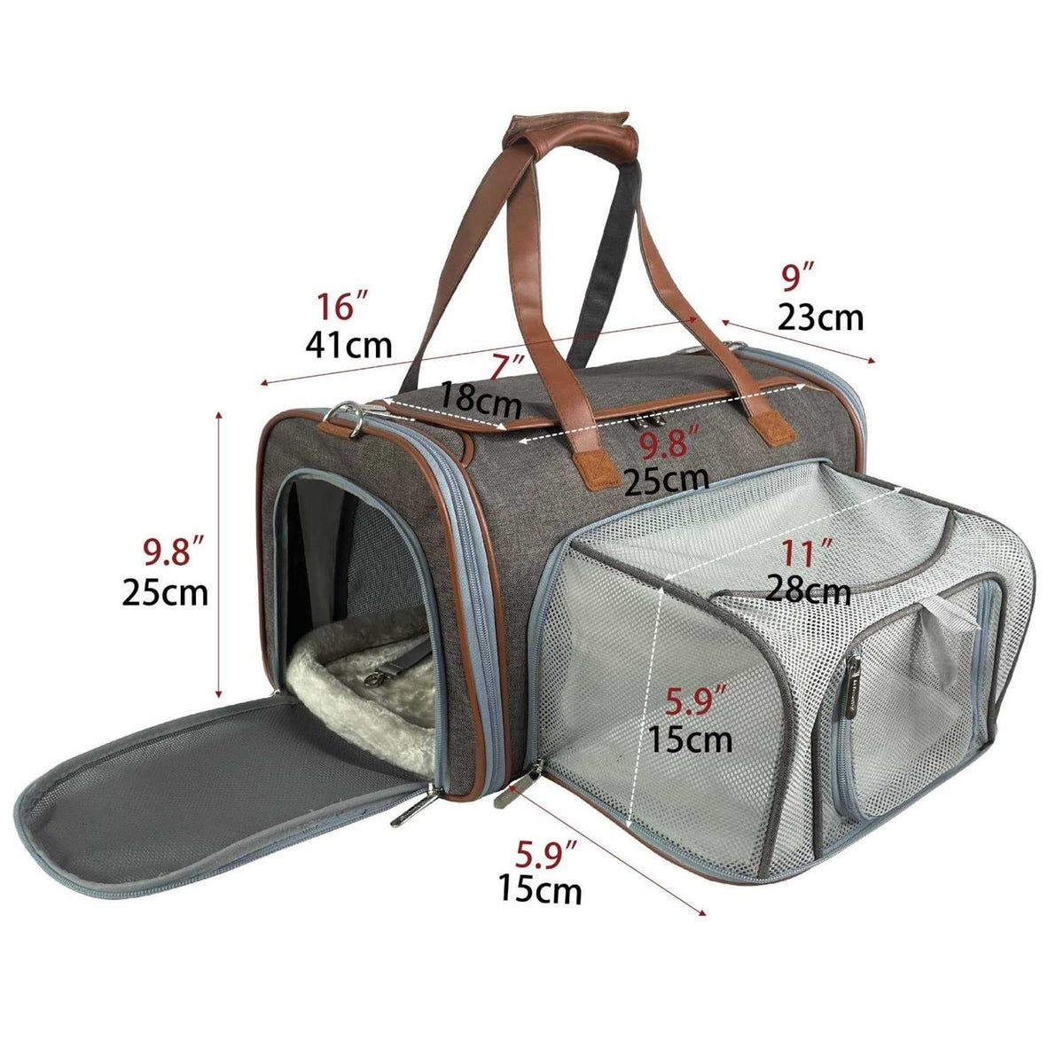 Expandable Airline Approved Pet Carrier P61732