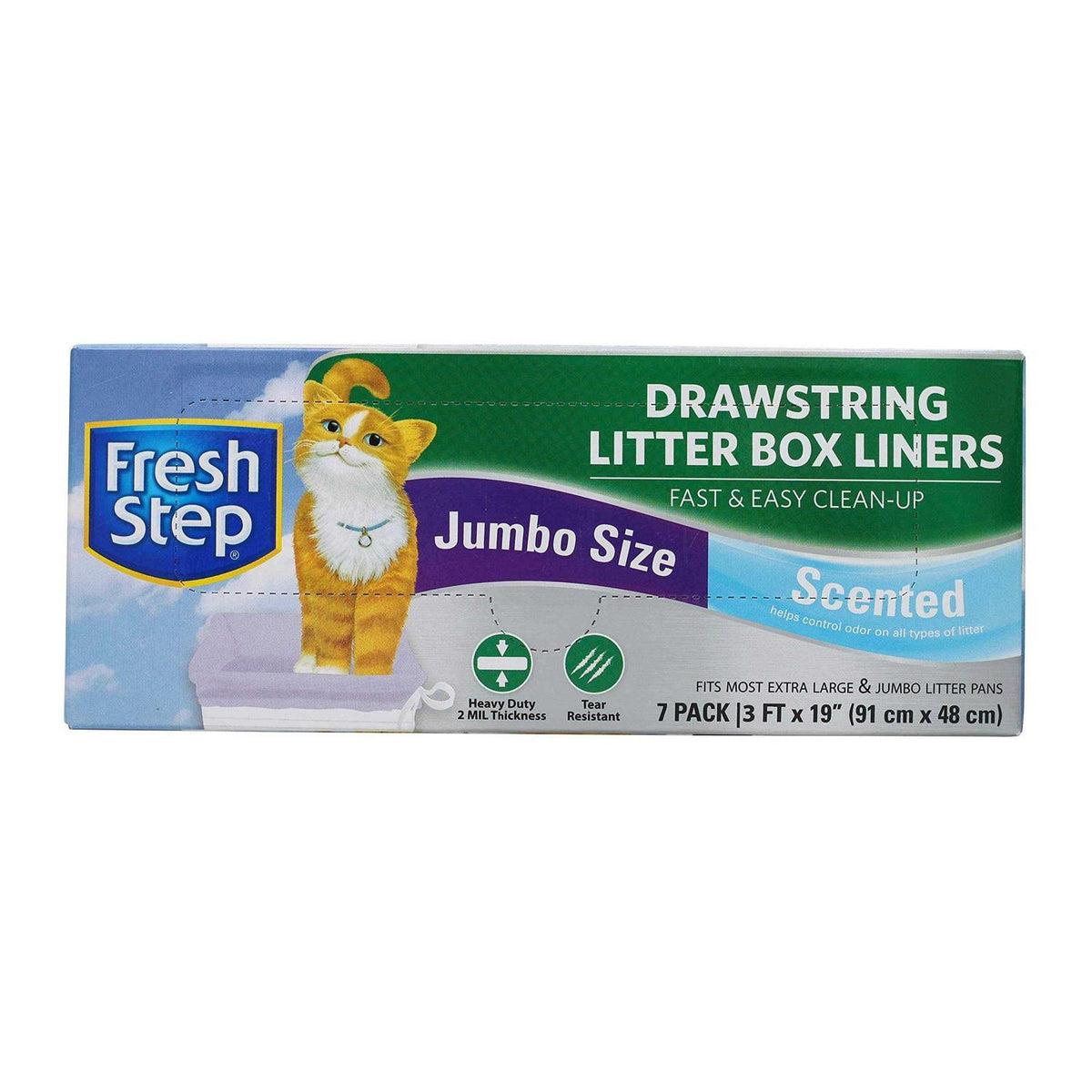 Scented Large Drawstring Litter Box Liners N5431