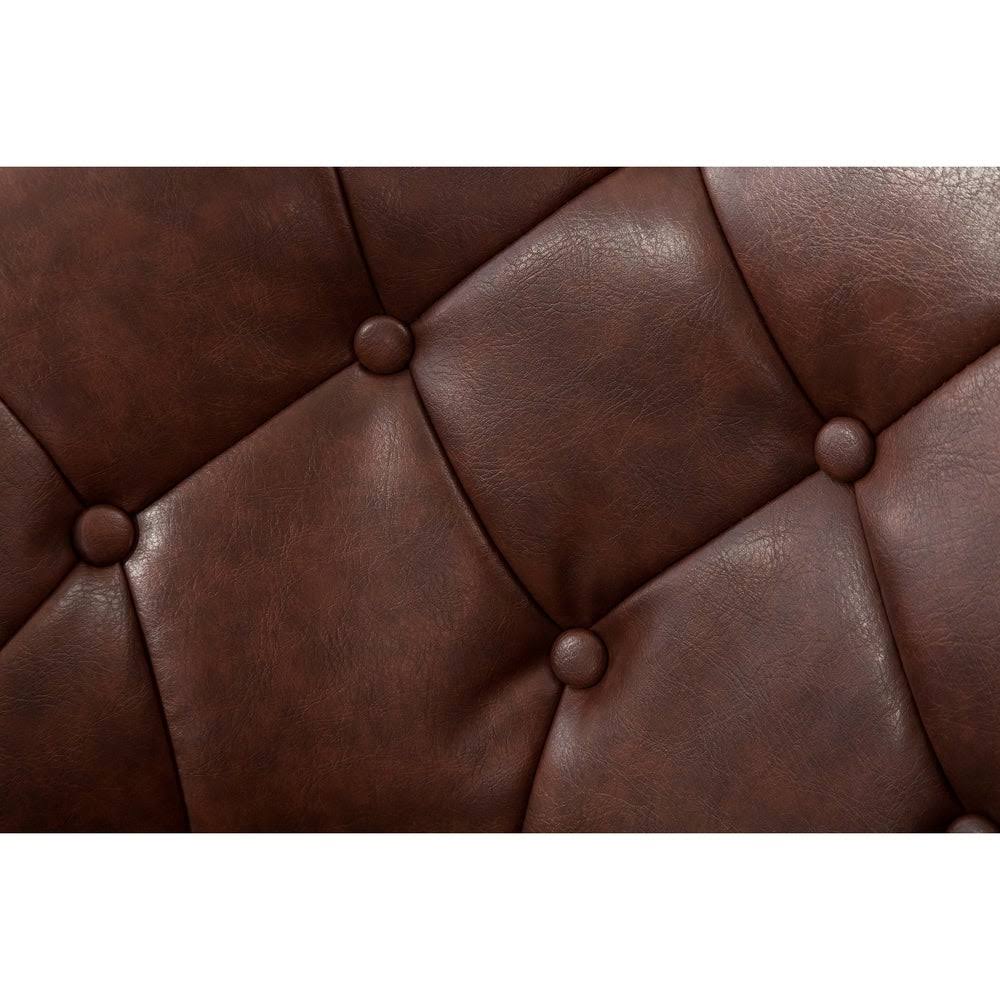 Purple Tufted Tilt Swivel Chair V5495