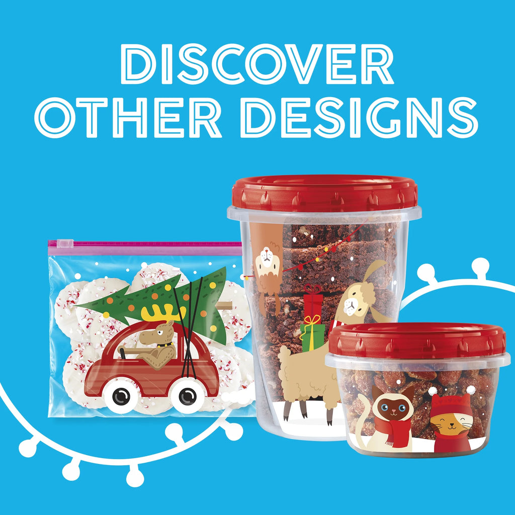 Holiday Freezer Quart Bags, 19 CT C325
