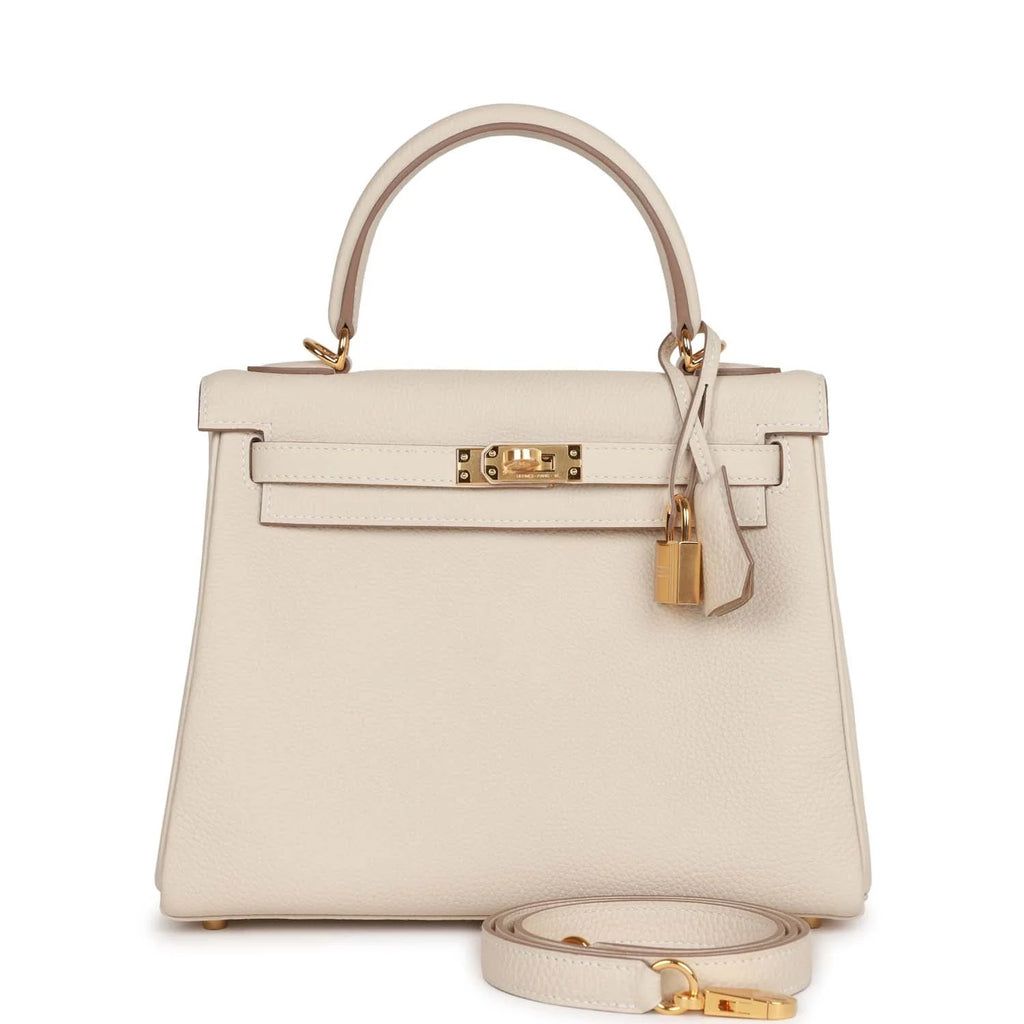 Craie Togo Leather Handbag O1340