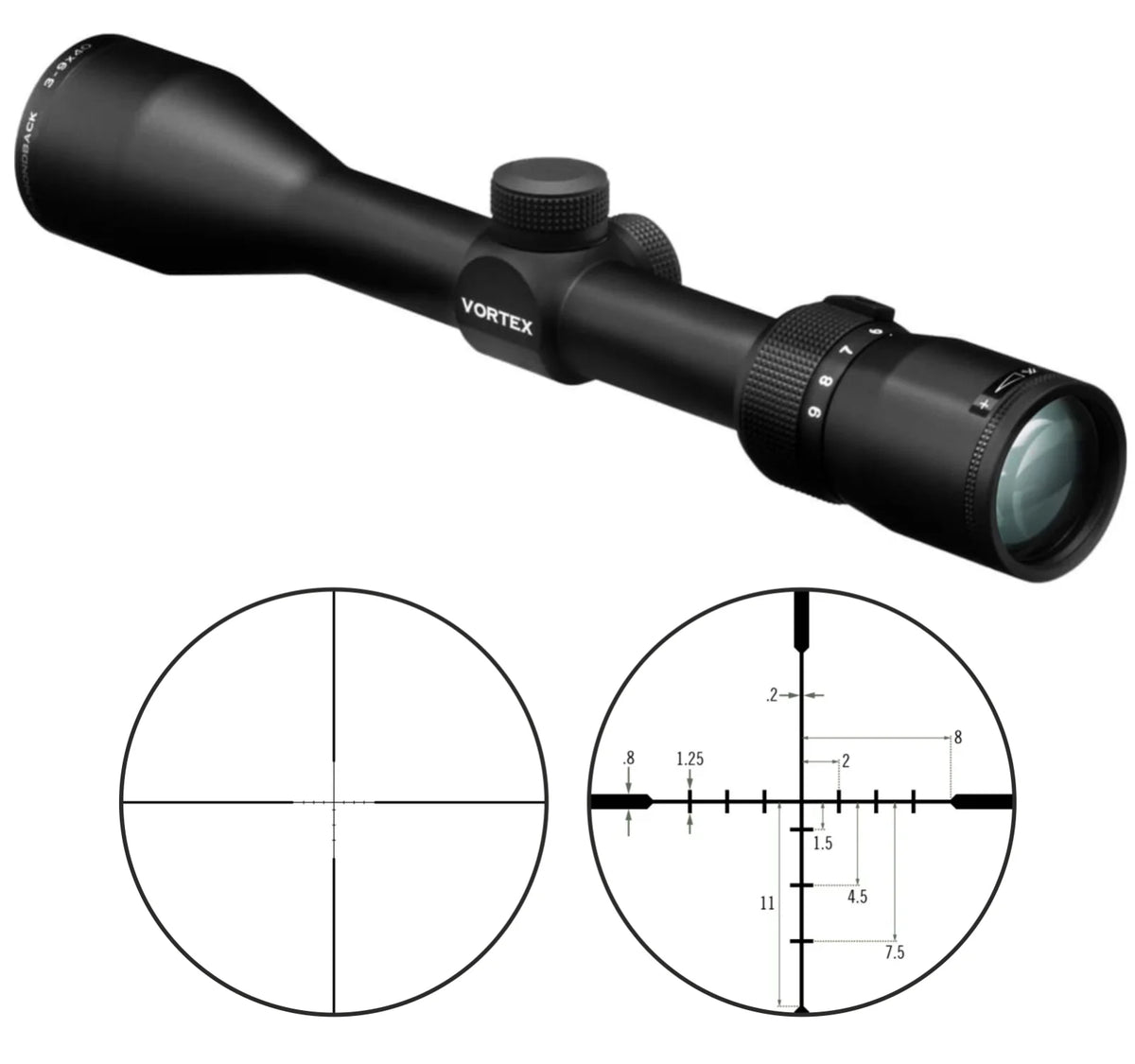 3-9x 40 SFP Riflescope J3112