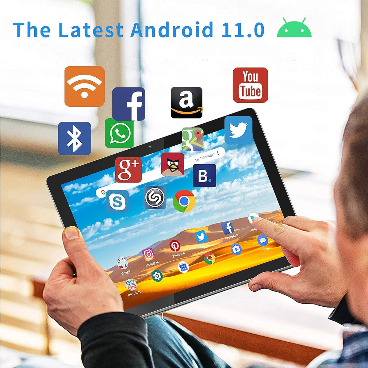 10.3 Inch Android 11 Tablet with 32GB Storage (Orange) Q14717
