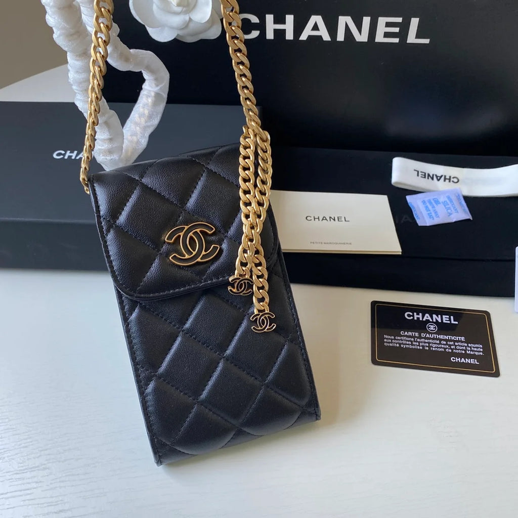 Black Phone Holder Bag Y23511