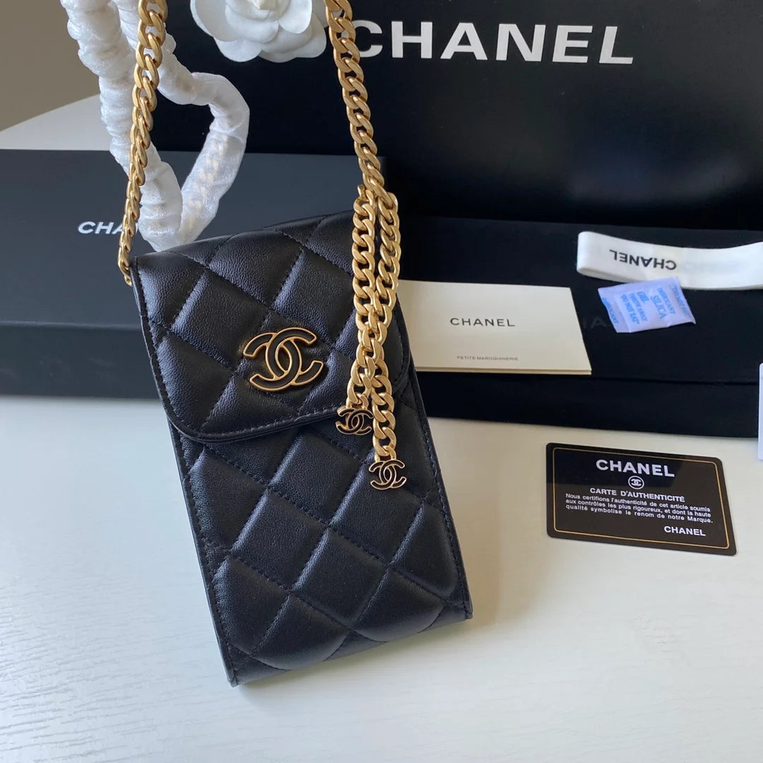 Black Phone Holder Bag Y23511
