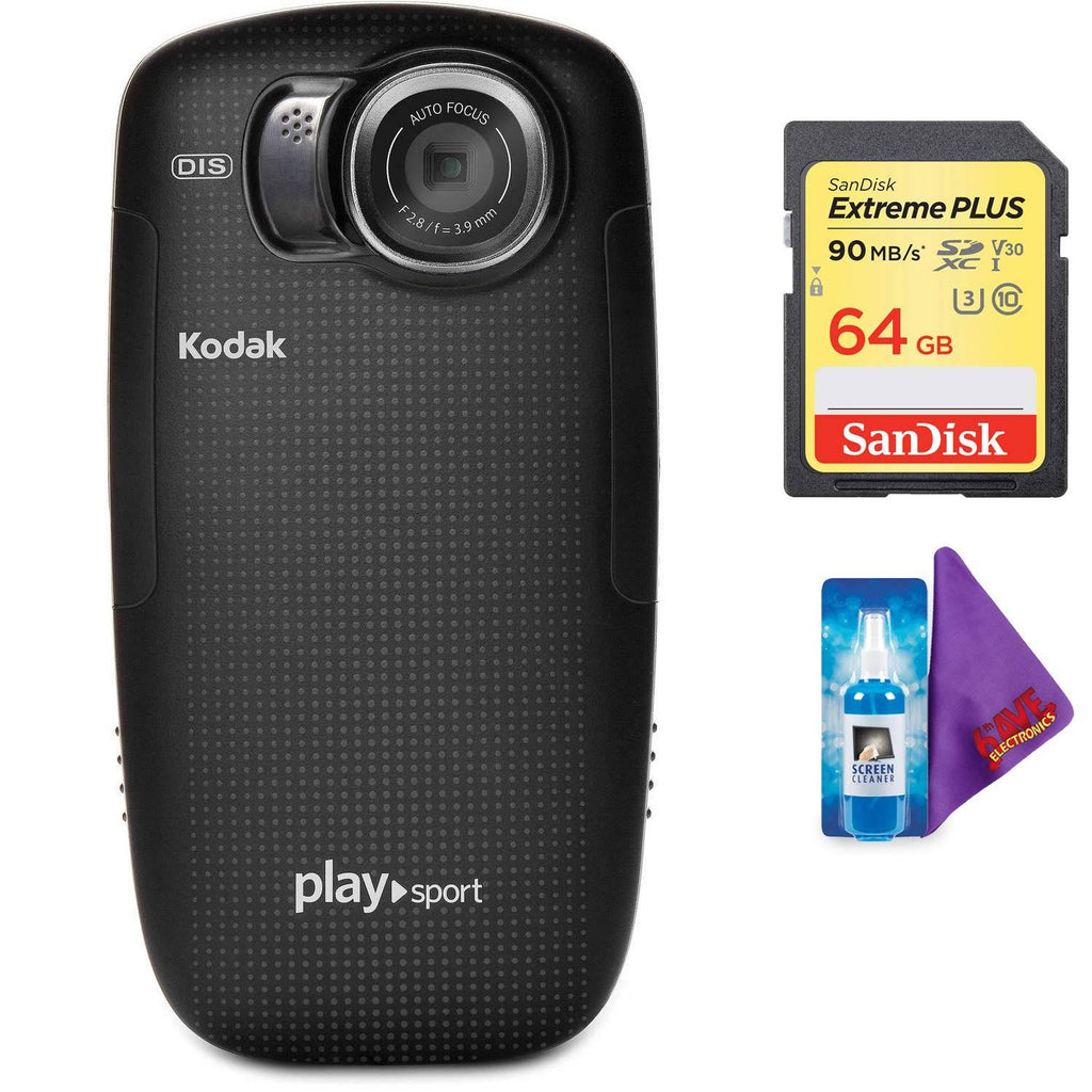 Black Video Camera with Pro Memory Card J947192