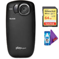 Black Video Camera with Pro Memory Card J947192