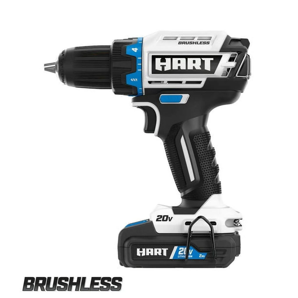 20-Volt Cordless Brushless 1/2-inch Drill/Driver Kit with 2Ah Lithium-Ion Battery O65080