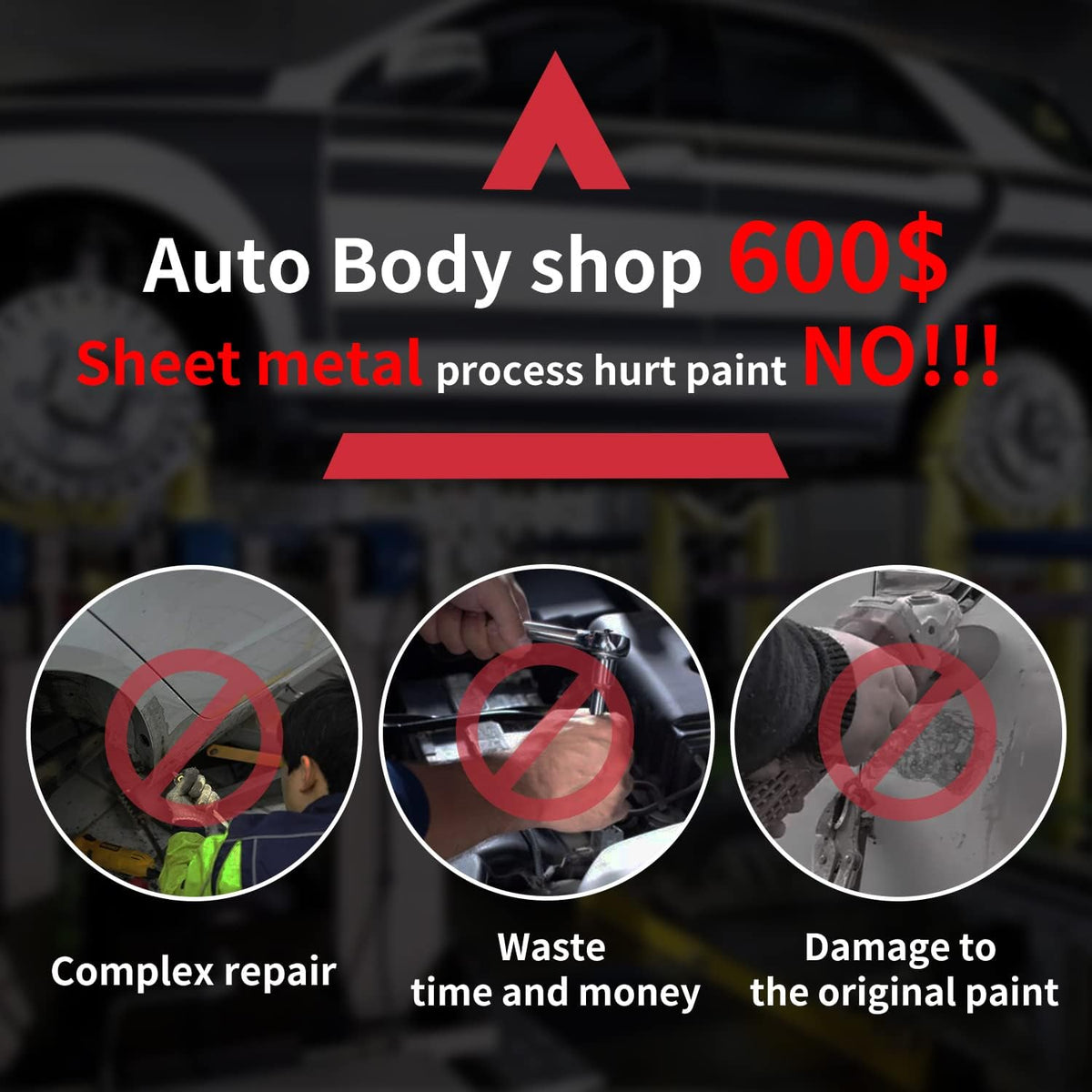 PDR Tools Car Paintless Dent Repair Remover Tool Kit Pack of 2 I79070