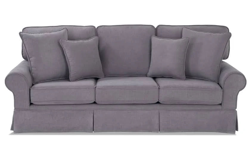 Charcoal Gray Polyester Sofa V727