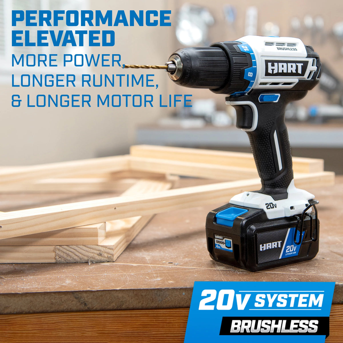 20-Volt Cordless Brushless 1/2-inch Drill/Driver Kit with 2Ah Lithium-Ion Battery O65080