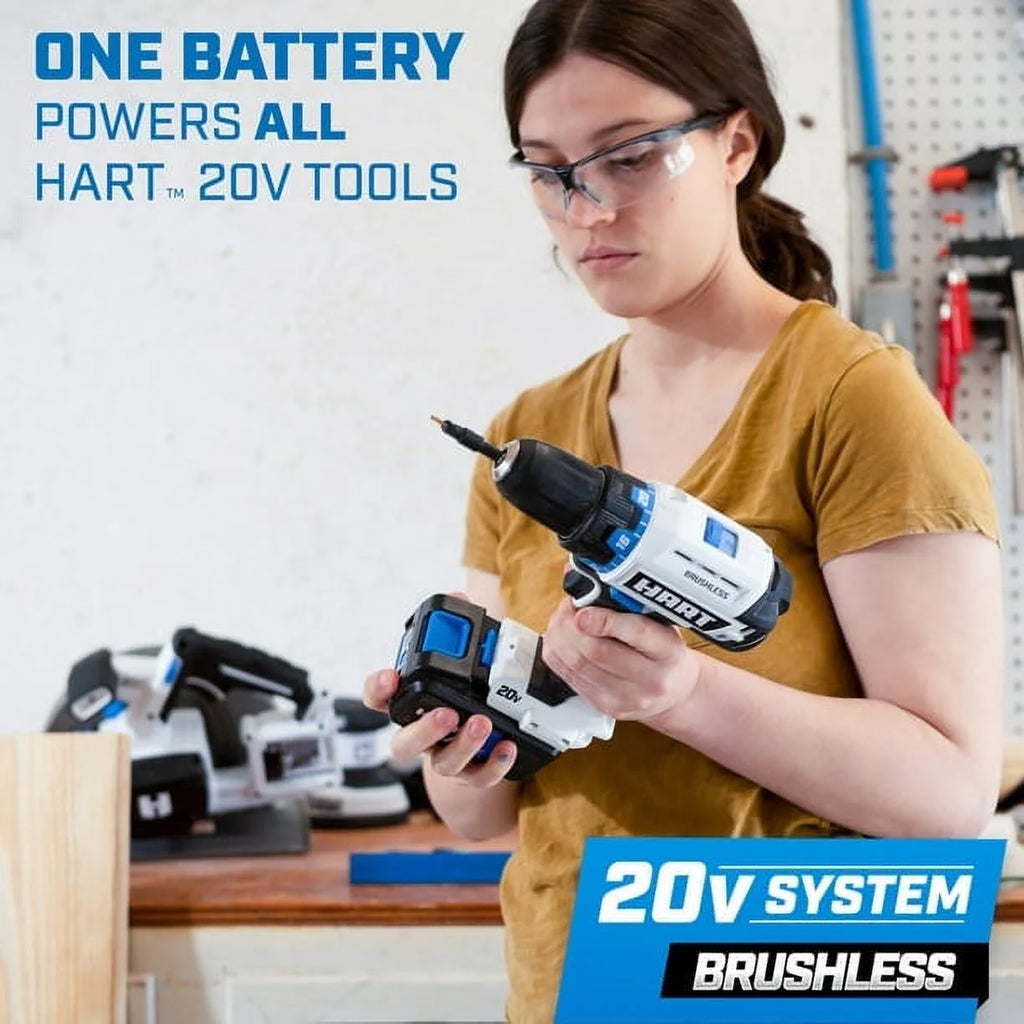 20-Volt Cordless Brushless 1/2-inch Drill/Driver Kit with 2Ah Lithium-Ion Battery O65080