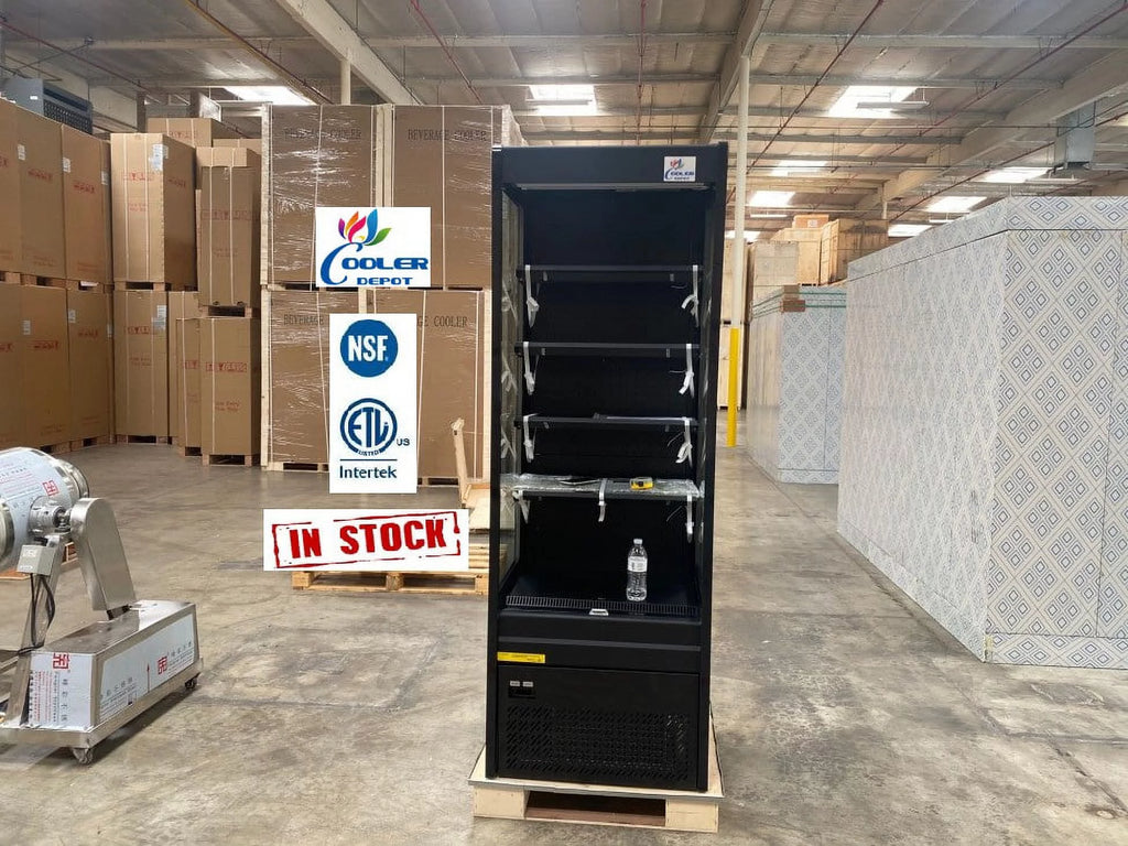 Commercial Open Air Curtain Merchandiser Refrigerator W273590