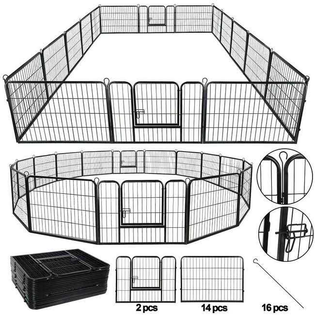 16 Panel Dog Kennel Playpen P2122