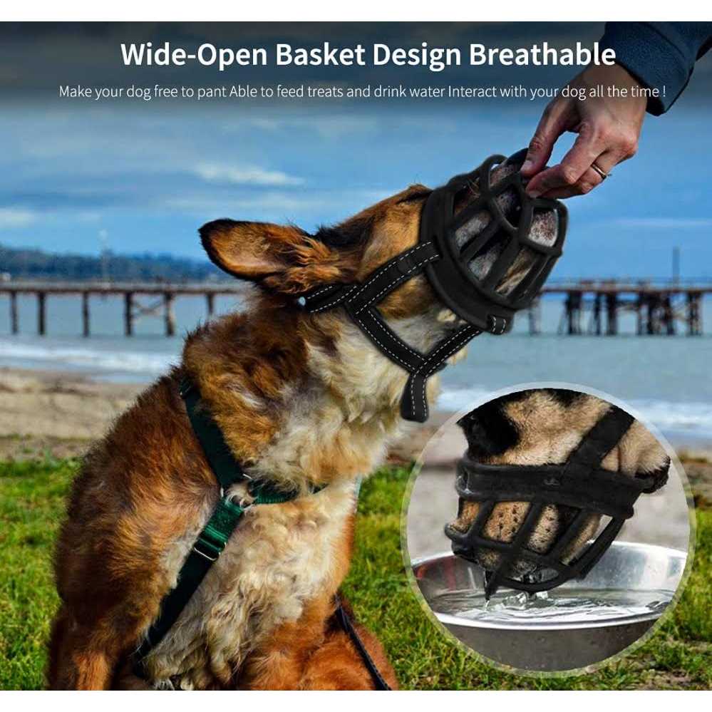 Soft Basket Silicone Dog Muzzle Z813830