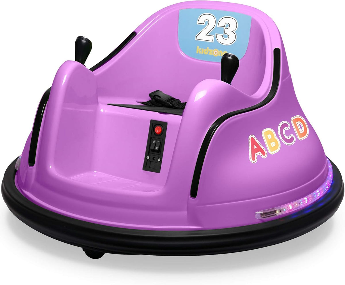 Pink 12V Electric Ride On Bumper Car with Remote Control Y744