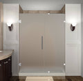 Frameless Hinged Shower Door with Chrome W292